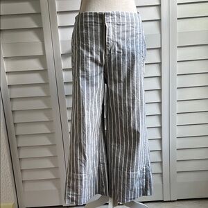 Anthropologie Pilcro Wide Leg Cropped Pants